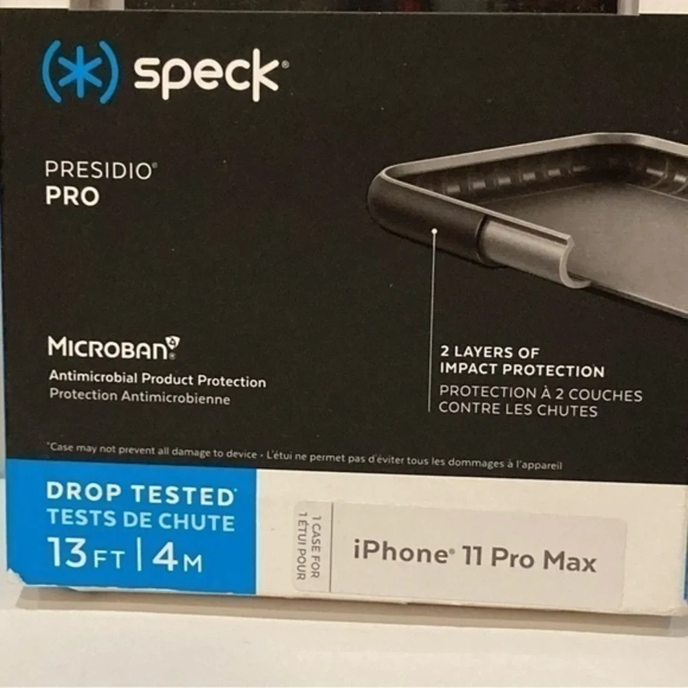 iPhone 11 Pro Max Black Speck Phone Case Cover Open Box